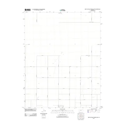 2012 Map of West of Wild Horse Lake, 2012 Print