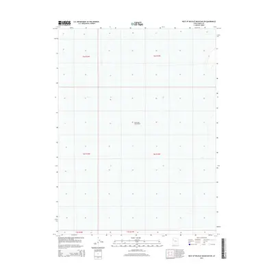 2014 Map of West of Wildcat Mountain SW, 2014 Print
