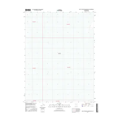 2017 Map of West of Wildcat Mountain SW, 2017 Print