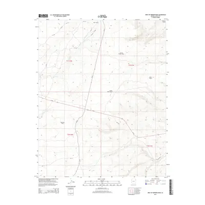 2014 Map of West of Window Rock, 2014 Print