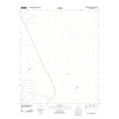 2012 Map of West Ord Mountain, 2012 Print