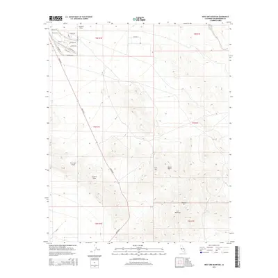 2015 Map of West Ord Mountain, 2015 Print