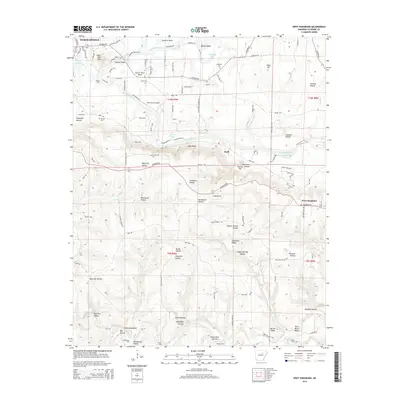 2014 Map of West Pangburn, 2014 Print