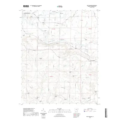 2020 Map of West Pangburn, 2020 Print