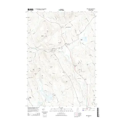 2014 Map of West Paris, 2014 Print