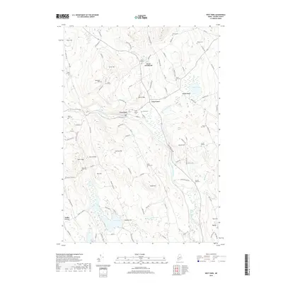 2018 Map of West Paris, 2018 Print