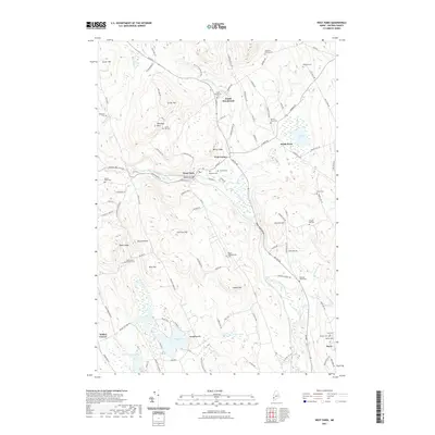 2021 Map of West Paris, 2021 Print