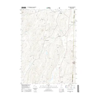 2015 Map of West Pawlet, 2015 Print