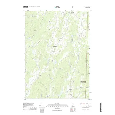 2021 Map of West Pawlet, 2021 Print