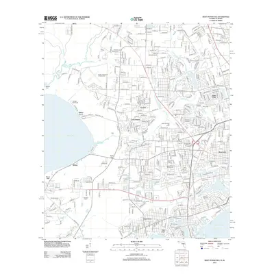 2012 Map of West Pensacola, 2012 Print