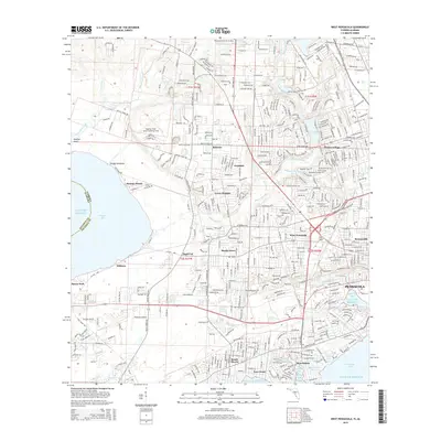 2015 Map of West Pensacola, 2015 Print