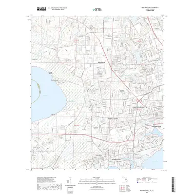 2021 Map of West Pensacola, 2021 Print