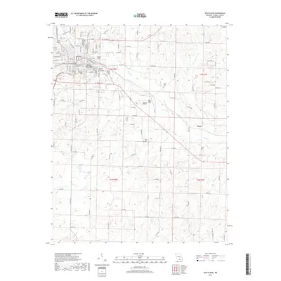 2017 Map of West Plains, 2017 Print