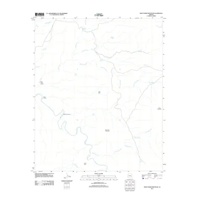 2011 Map of West Poker Mountain, 2011 Print