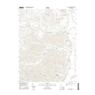 2016 Map of West Portsmouth, 2016 Print