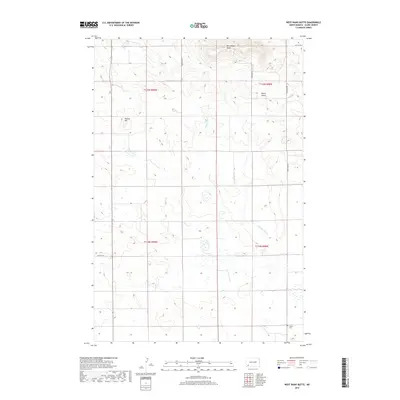 2018 Map of West Rainy Butte, 2018 Print