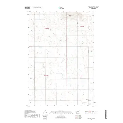 2020 Map of West Rainy Butte, 2020 Print