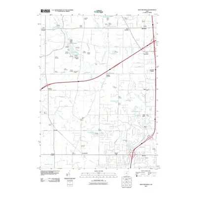 2010 Map of West Richfield, 2010 Print