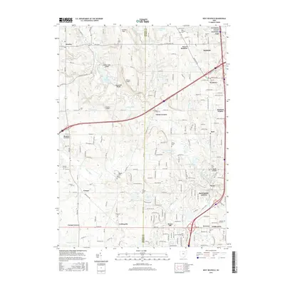 2016 Map of West Richfield, 2016 Print