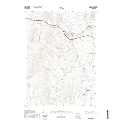 2021 Map of West Rutland, 2021 Print