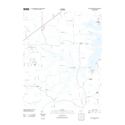 2013 Map of West Sandy Dike, 2013 Print