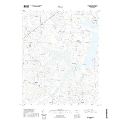 2019 Map of West Sandy Dike, 2019 Print