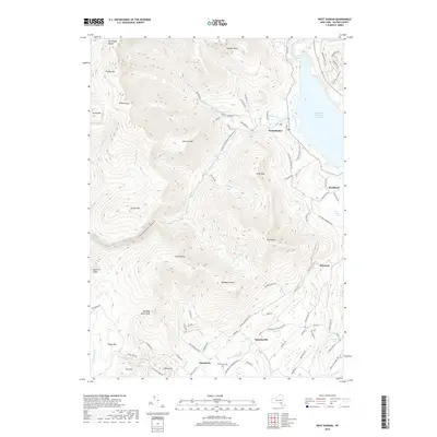 2019 Map of West Shokan, 2019 Print