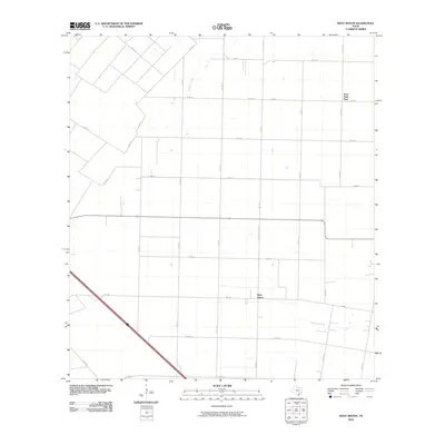 2010 Map of West Sinton, 2010 Print