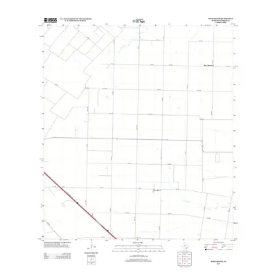 2013 Map of West Sinton, 2013 Print