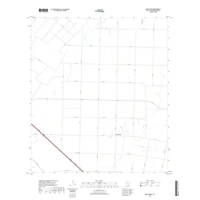 2019 Map of West Sinton, 2019 Print