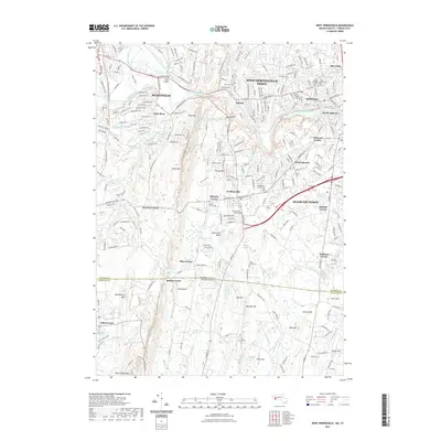 2021 Map of West Springfield, 2021 Print