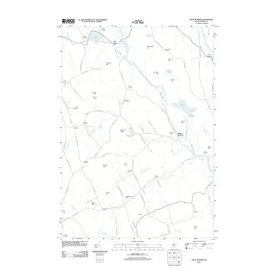 2011 Map of West Sumner, 2011 Print