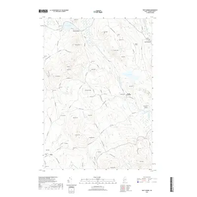 2018 Map of West Sumner, 2018 Print