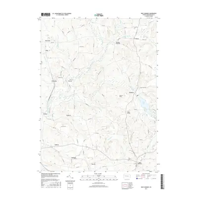 2016 Map of West Sunbury, 2016 Print