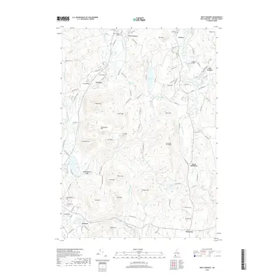 2018 Map of West Swanzey, 2018 Print