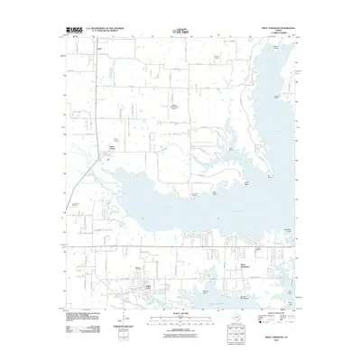 2011 Map of West Tawakoni, 2011 Print