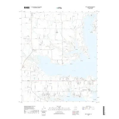 2019 Map of West Tawakoni, 2019 Print