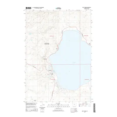 2015 Map of West Thumb, 2015 Print