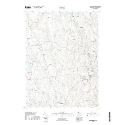 2018 Map of West Torrington, 2018 Print