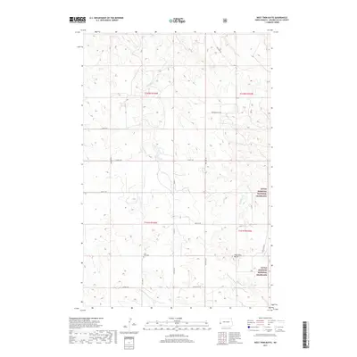 2017 Map of West Twin Butte, 2017 Print