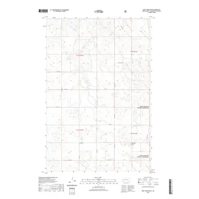 2020 Map of West Twin Butte, 2020 Print