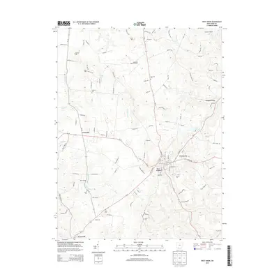 2013 Map of West Union, 2013 Print