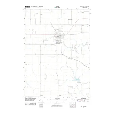 2010 Map of West Union, 2010 Print