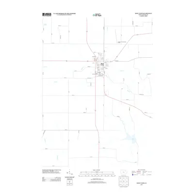 2013 Map of West Union, 2013 Print