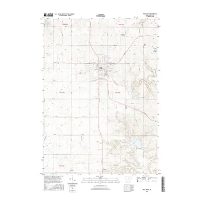 2015 Map of West Union, 2015 Print