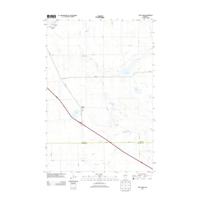 2013 Map of West Union, 2013 Print