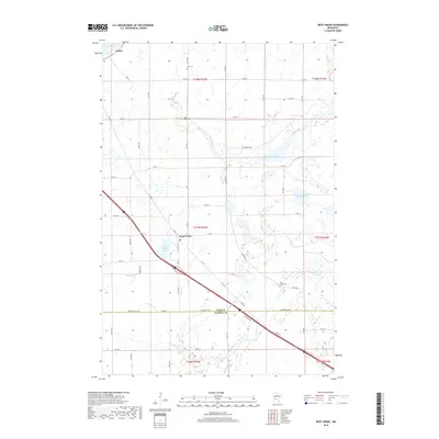 2019 Map of West Union, 2019 Print