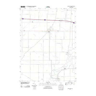 2010 Map of West Unity, 2010 Print