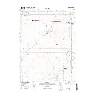 2013 Map of West Unity, 2013 Print