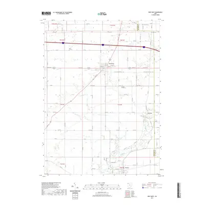 2019 Map of West Unity, 2019 Print